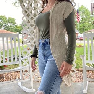short sleeve cardigan